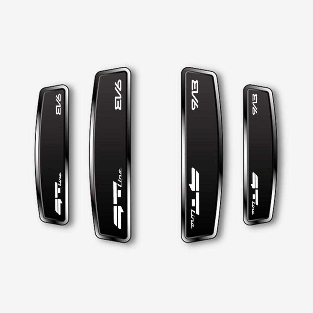 블랙 쉴드 엠블럼 도어가드 EV6 GT라인(A타입)