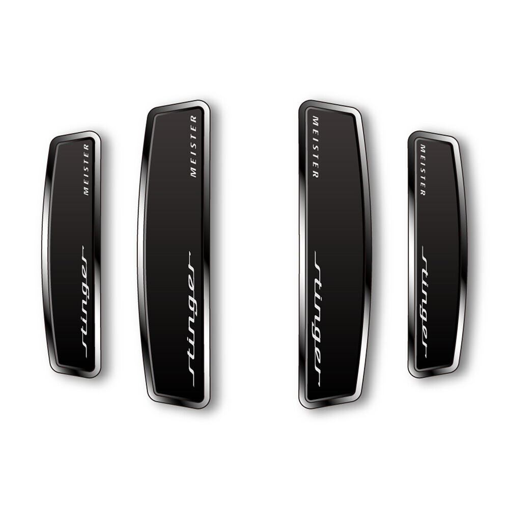 블랙 쉴드 엠블럼 도어가드 스팅어 마이스터