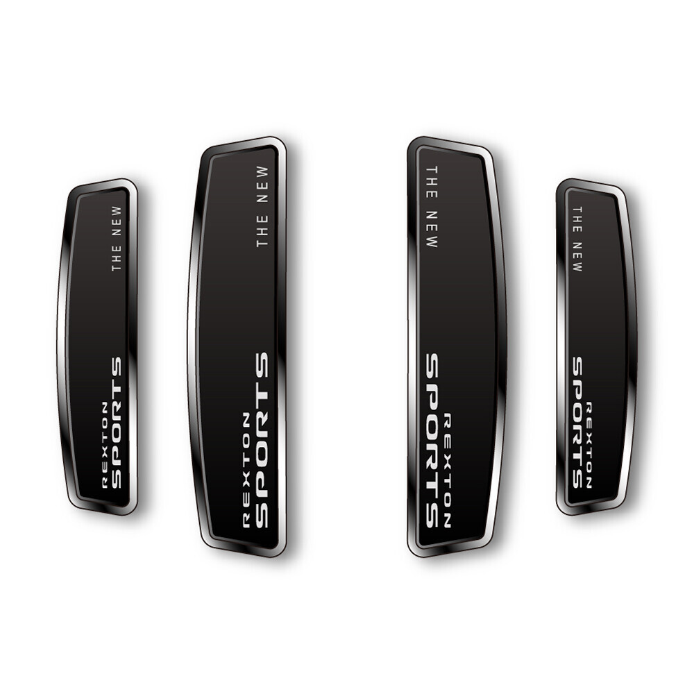 블랙 쉴드 엠블럼 도어가드 더뉴렉스턴스포츠