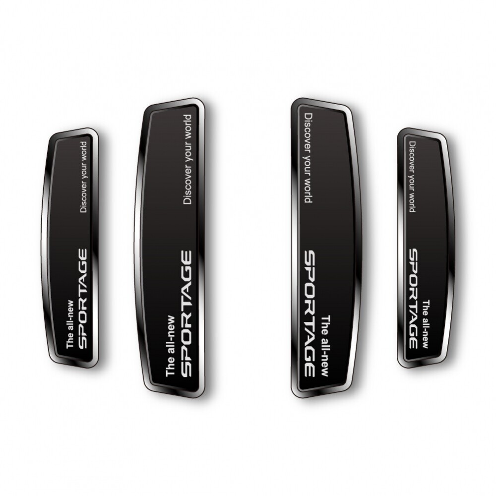 블랙 쉴드 엠블럼 도어가드 디올뉴스포티지