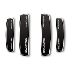 블랙 쉴드 엠블럼 도어가드 쌍용자동차