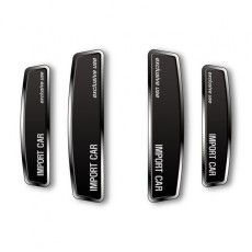 블랙 쉴드 엠블럼 도어가드 수입자동차