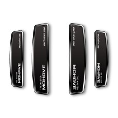 블랙 쉴드 엠블럼 도어가드 모하비 더 마스터