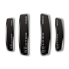 블랙 쉴드 엠블럼 도어가드 올뉴렉스턴