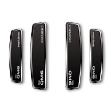 블랙 쉴드 엠블럼 도어가드 뉴QM6