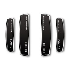 블랙 쉴드 엠블럼 도어가드 아이오닉5