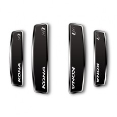 블랙 쉴드 엠블럼 도어가드 코나N