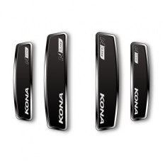 블랙 쉴드 엠블럼 도어가드 코나 N LINE