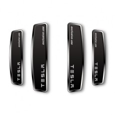 블랙 쉴드 엠블럼 도어가드 테슬라