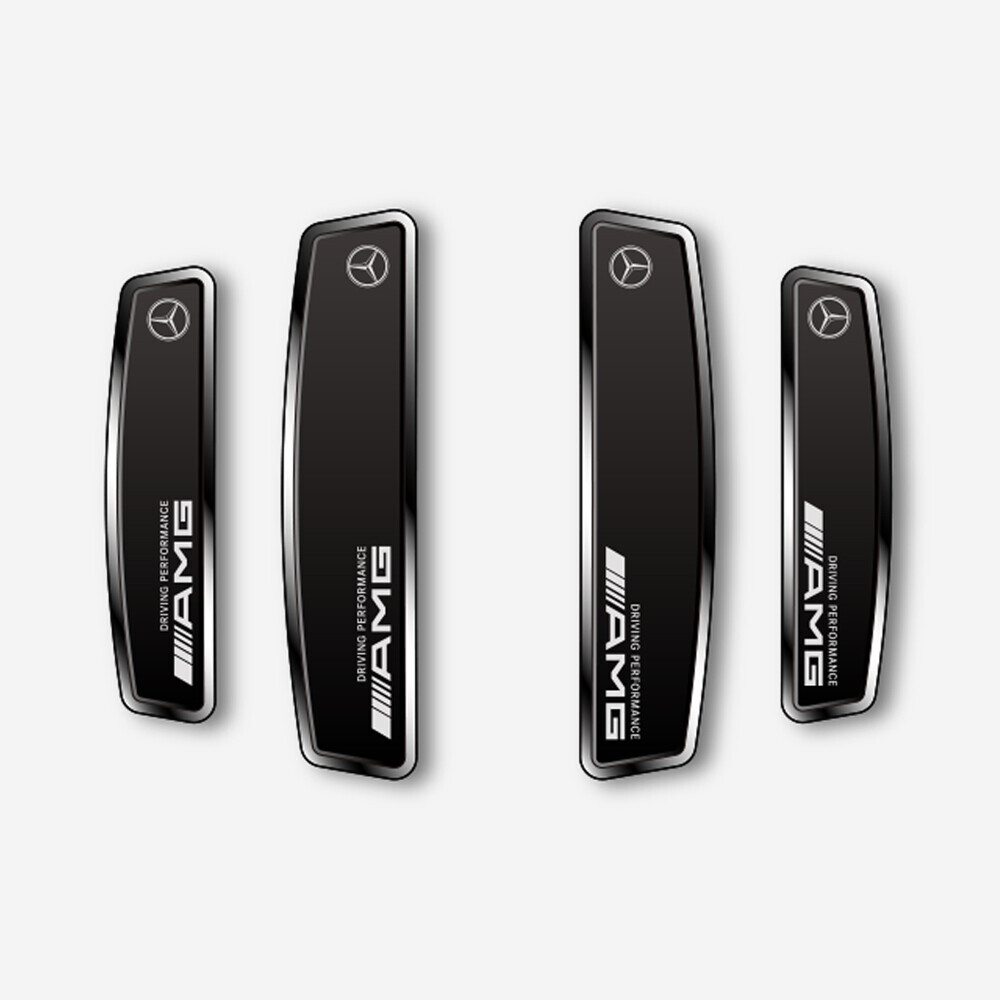 블랙 쉴드 엠블럼 도어가드 AMG