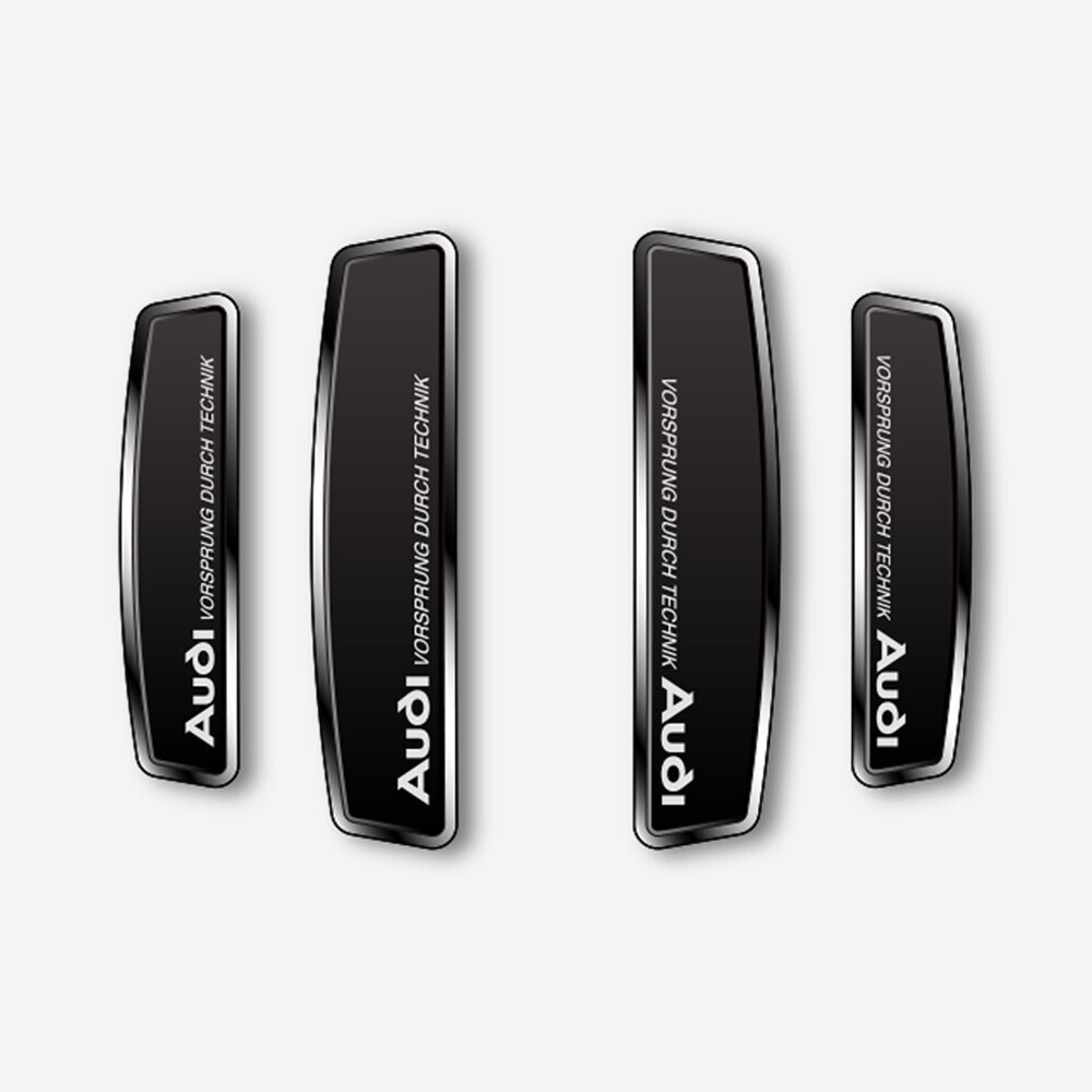 블랙 쉴드 엠블럼 도어가드 아우디