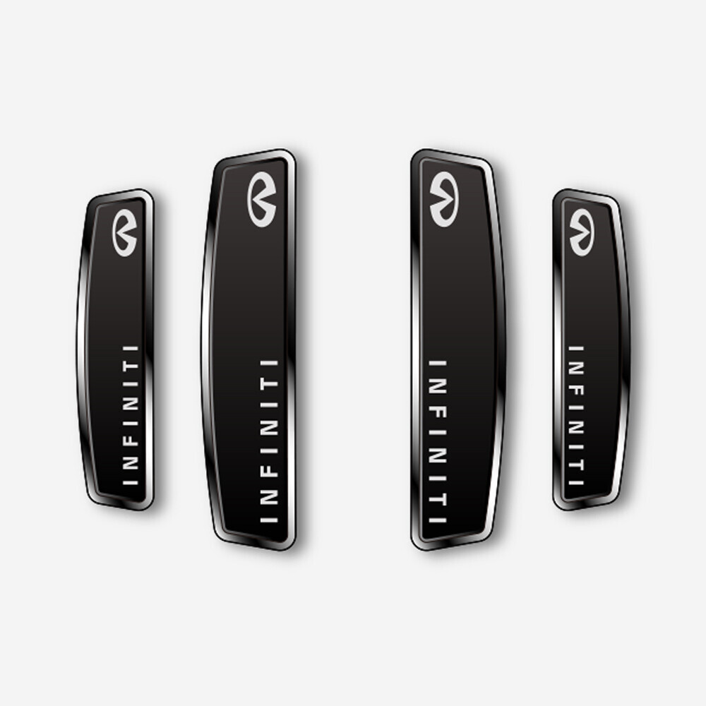 블랙 쉴드 엠블럼 도어가드 인피니티
