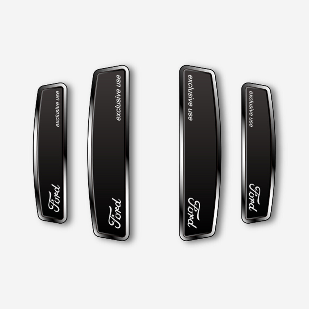 블랙 쉴드 엠블럼 도어가드 포드