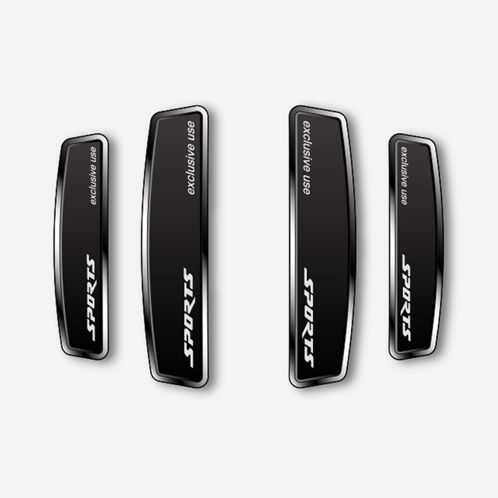 블랙 쉴드 엠블럼 도어가드 스포츠