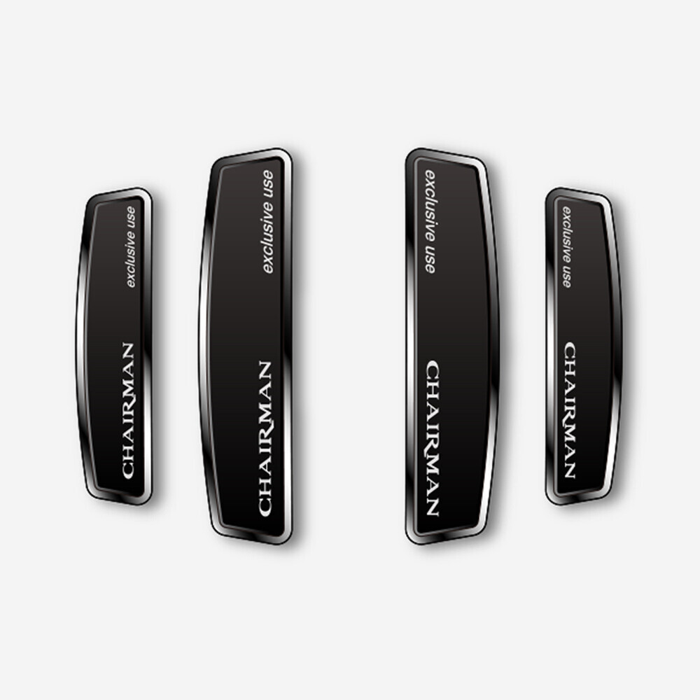 블랙 쉴드 엠블럼 도어가드 체어맨