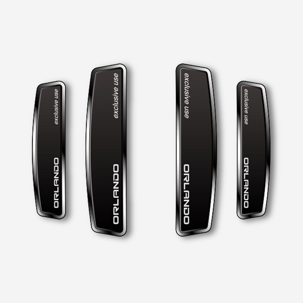 블랙 쉴드 엠블럼 도어가드 올란도