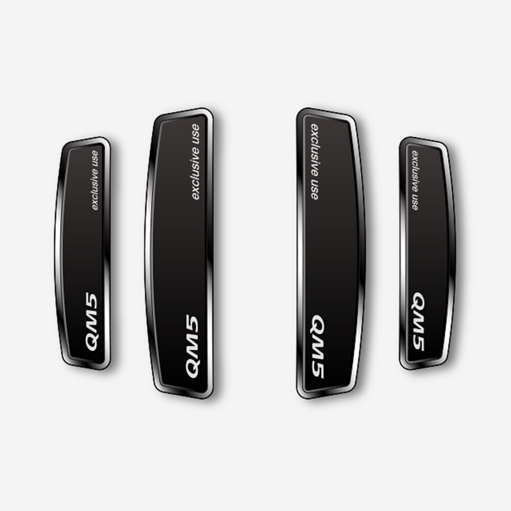 블랙 쉴드 엠블럼 도어가드 QM5