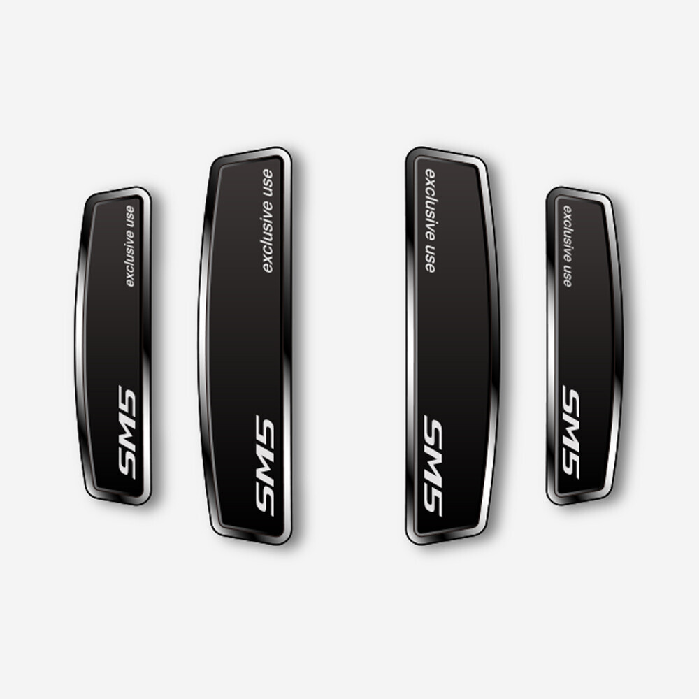 블랙 쉴드 엠블럼 도어가드 SM5