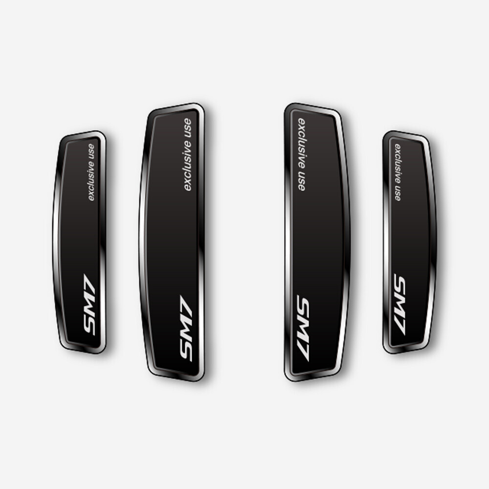 블랙 쉴드 엠블럼 도어가드 SM7