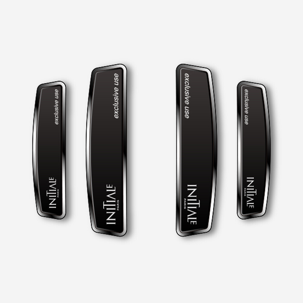 블랙 쉴드 엠블럼 도어가드 이니셜파리