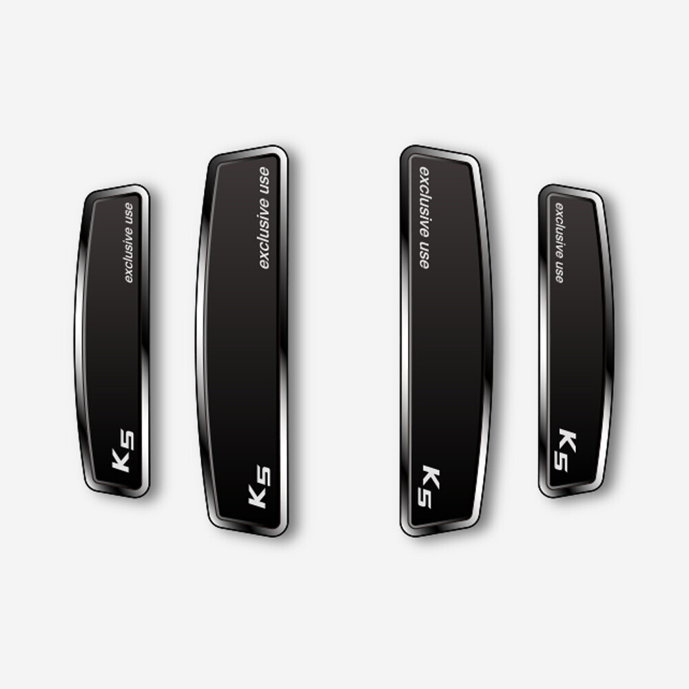 블랙 쉴드 엠블럼 도어가드 K5