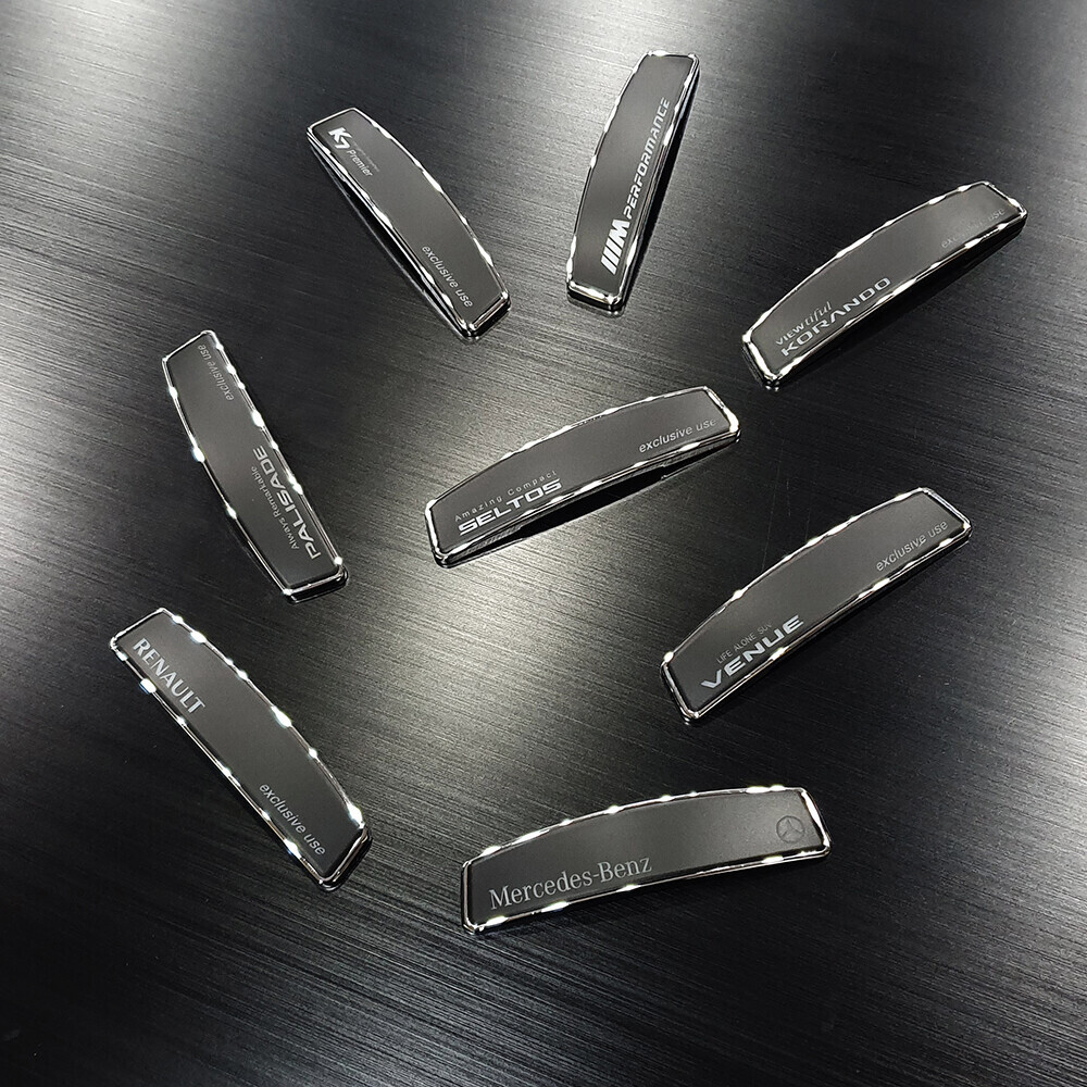 블랙 쉴드 엠블럼 도어가드 K7