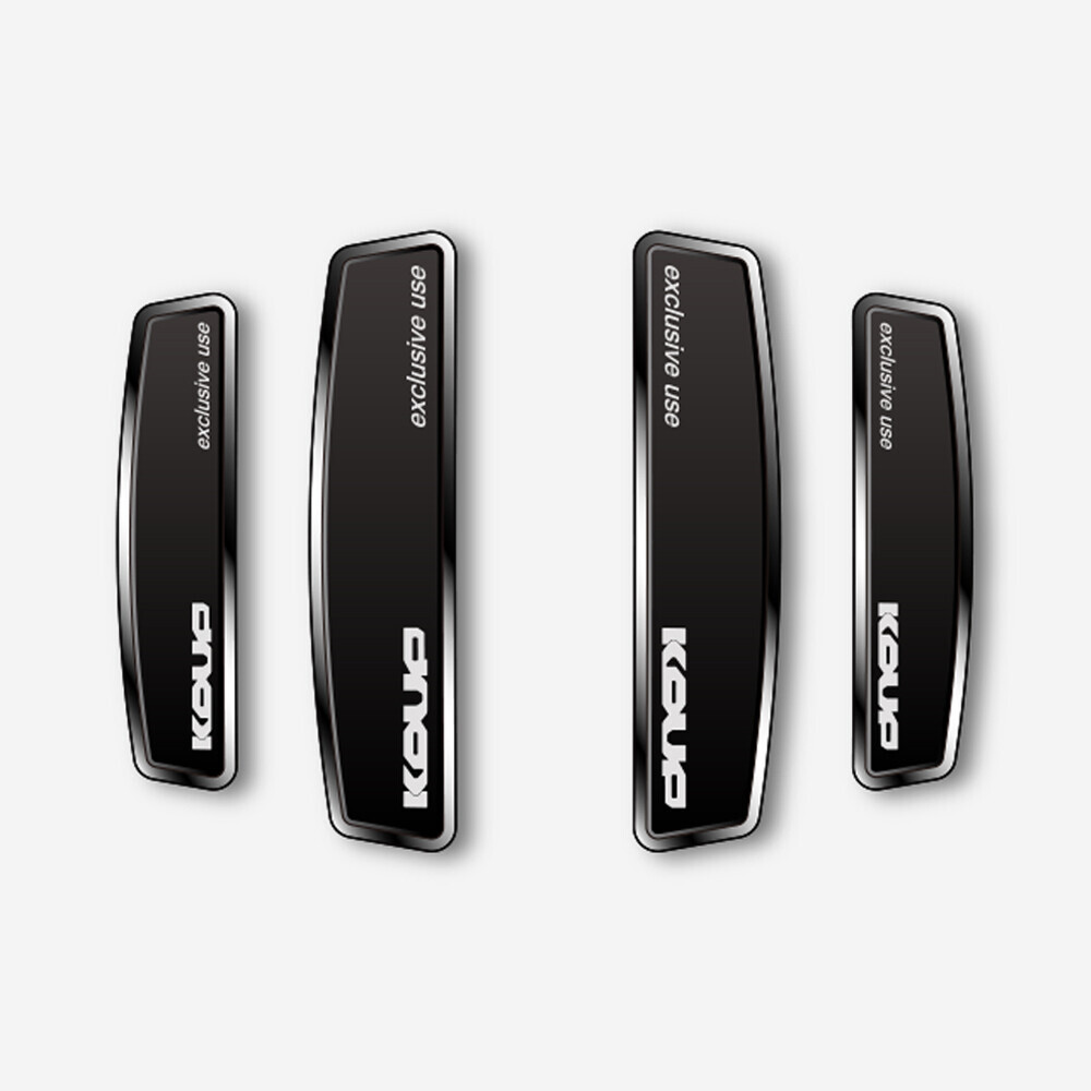 블랙 쉴드 엠블럼 도어가드 KOUP