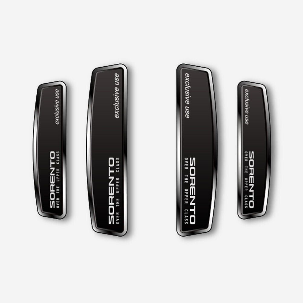 블랙 쉴드 엠블럼 도어가드 더뉴쏘렌토