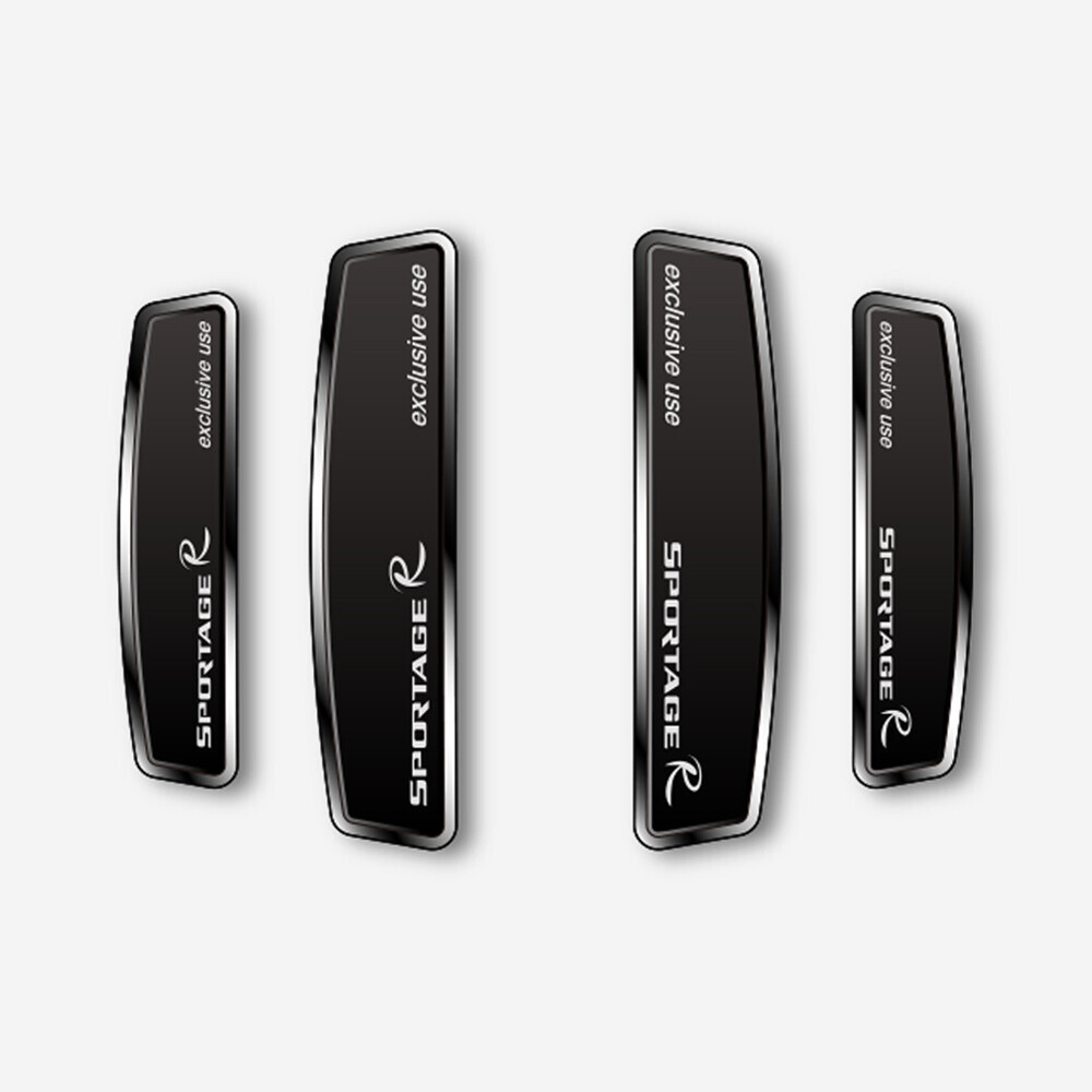 블랙 쉴드 엠블럼 도어가드 스포티지R