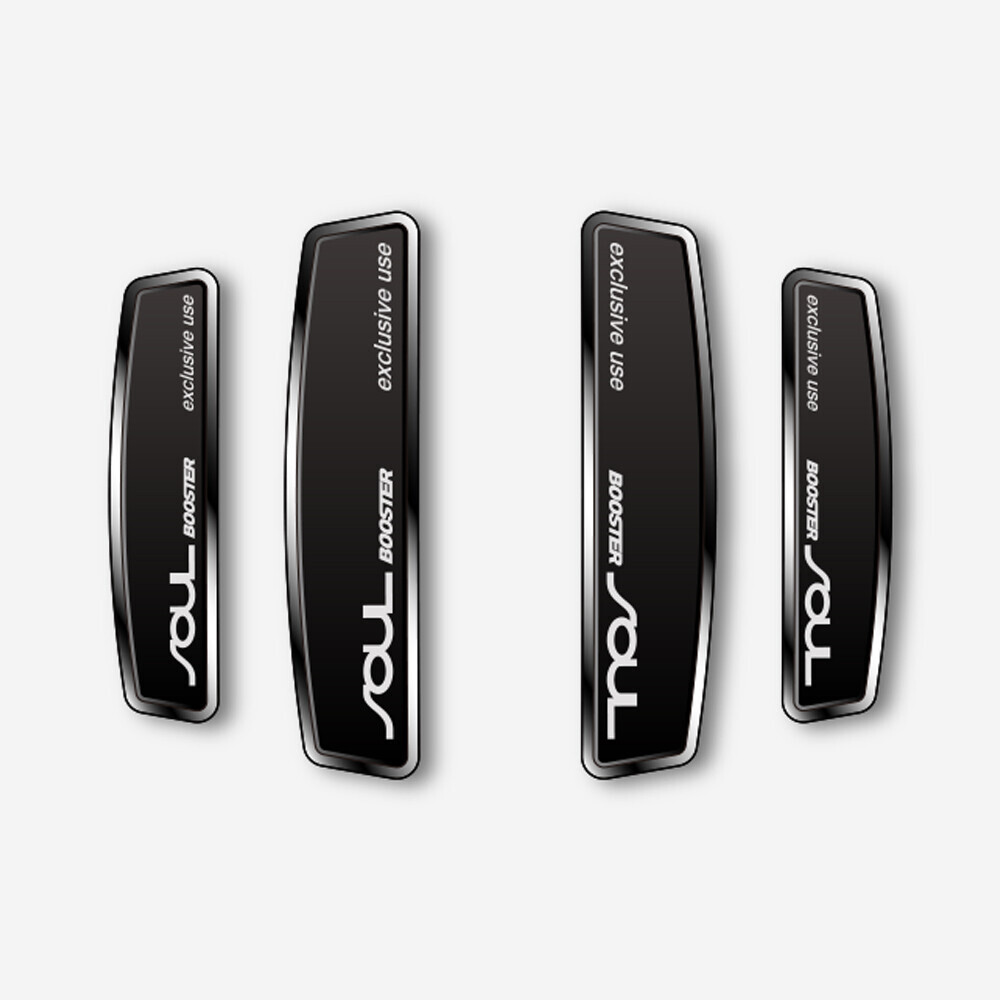 블랙 쉴드 엠블럼 도어가드 쏘울부스터