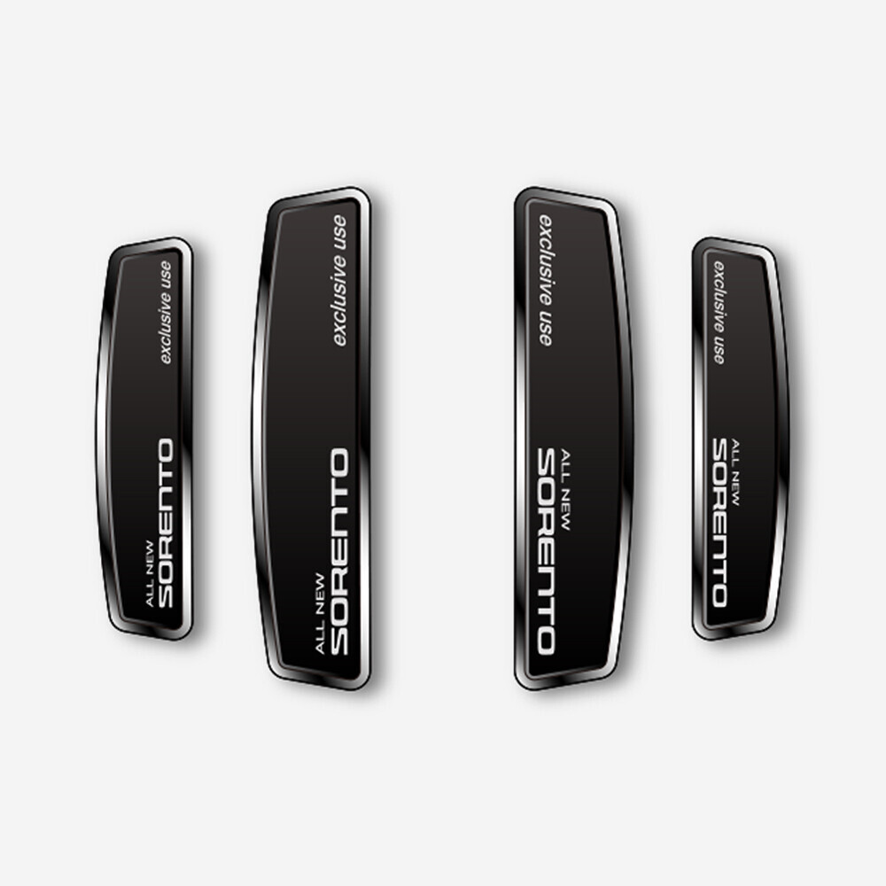 블랙 쉴드 엠블럼 도어가드 올뉴쏘렌토