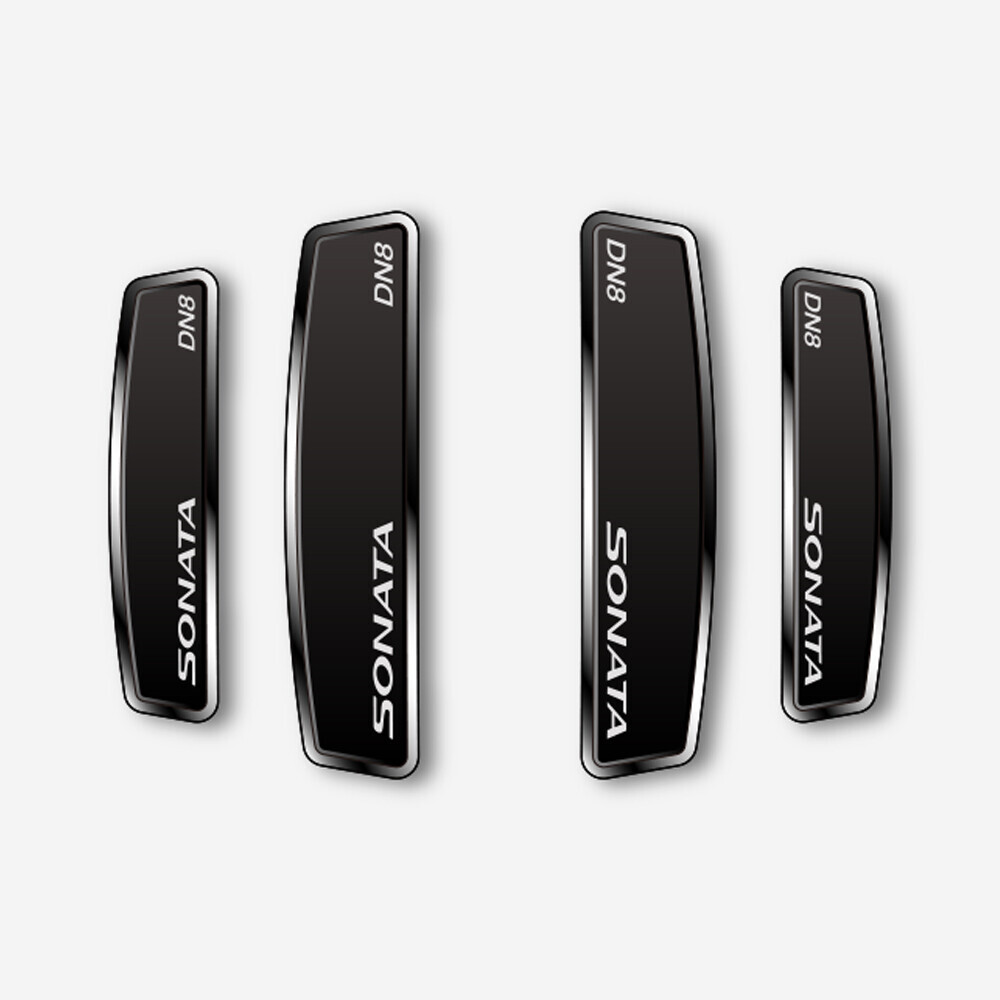 블랙 쉴드 엠블럼 도어가드 쏘나타DN8