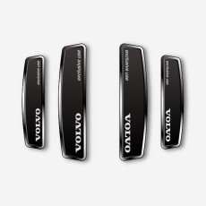 블랙 쉴드 엠블럼 도어가드 볼보