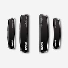 블랙 쉴드 엠블럼 도어가드 사브