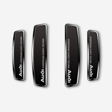 블랙 쉴드 엠블럼 도어가드 아우디