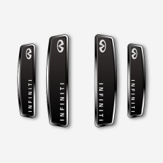 블랙 쉴드 엠블럼 도어가드 인피니티