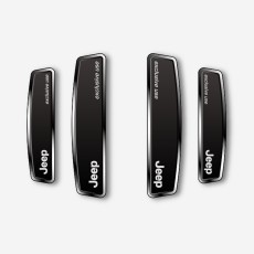 블랙 쉴드 엠블럼 도어가드 지프