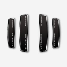 블랙 쉴드 엠블럼 도어가드 크라이슬러