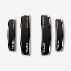 블랙 쉴드 엠블럼 도어가드 토요타