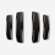 블랙 쉴드 엠블럼 도어가드 푸조