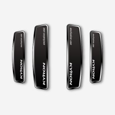 블랙 쉴드 엠블럼 도어가드 카이런