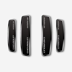 블랙 쉴드 엠블럼 도어가드 쉐보레