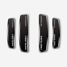 블랙 쉴드 엠블럼 도어가드 말리부