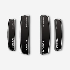 블랙 쉴드 엠블럼 도어가드 토스카