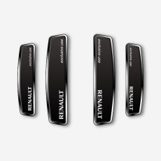 블랙 쉴드 엠블럼 도어가드 르노