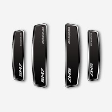 블랙 쉴드 엠블럼 도어가드 SM7