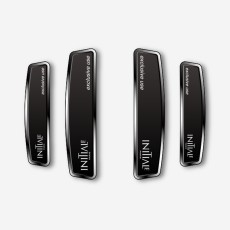 블랙 쉴드 엠블럼 도어가드 이니셜파리