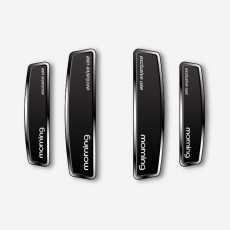 블랙 쉴드 엠블럼 도어가드 모닝