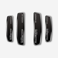 블랙 쉴드 엠블럼 도어가드 올뉴쏘렌토