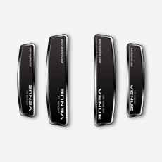 블랙 쉴드 엠블럼 도어가드 베뉴